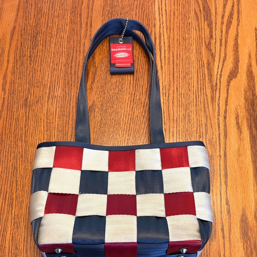 Harvey’s Seatbelt Bag-Checkered Tote Bag